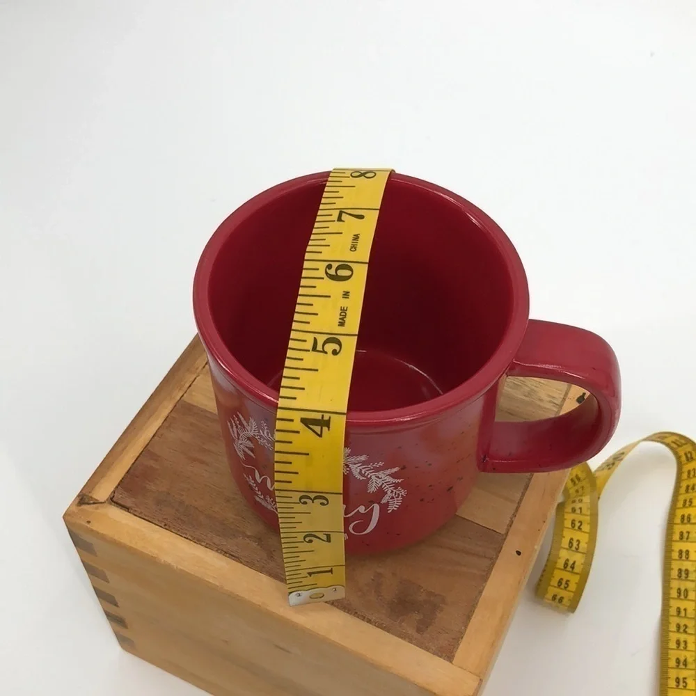 3/$25 Jo-Anne Stores Holiday Christmas Coffee Cup Mug “Be Merry” Cocoa Tea